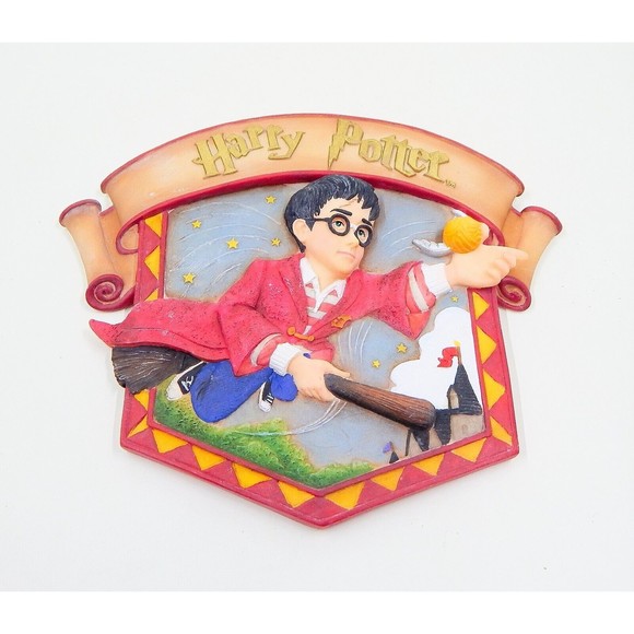 Harry Potter Enesco Wall Plaque 2000 Quidditch Flying Snitch Warner Bros - Picture 2 of 11